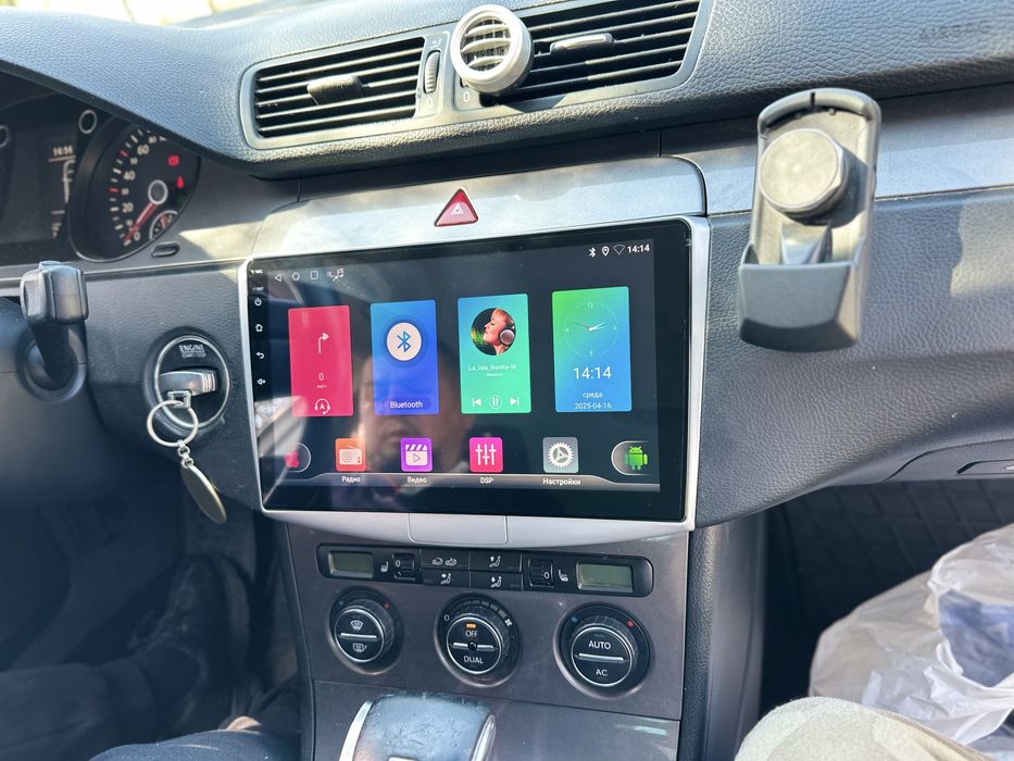 Магнитола для Volkswagen Passat B6 и B7 10 дюймів, CarPlay