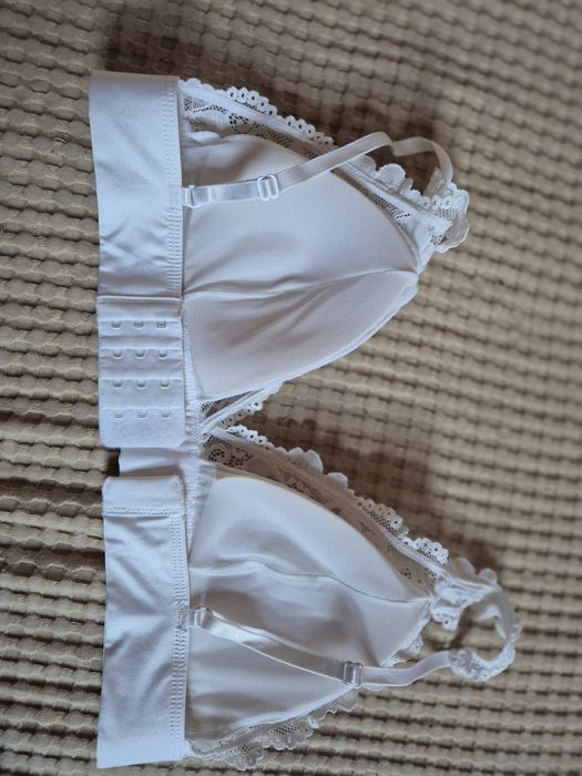 Biały stanik trójkątny  H&M