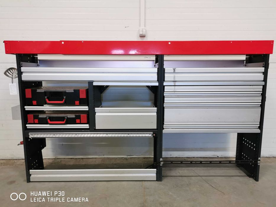 Zabudowa serwisowa regał samochodowy WURTH Proace Expert Vito Jumpy