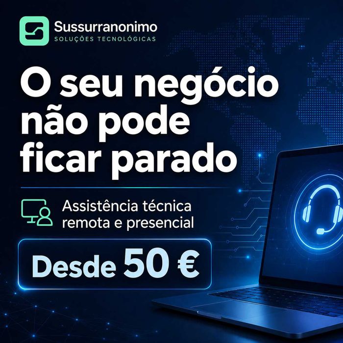 Site, email ou domínio com problemas? Assistência rápida