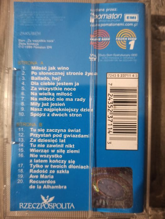 Kaseta magnetofonowa Eleni