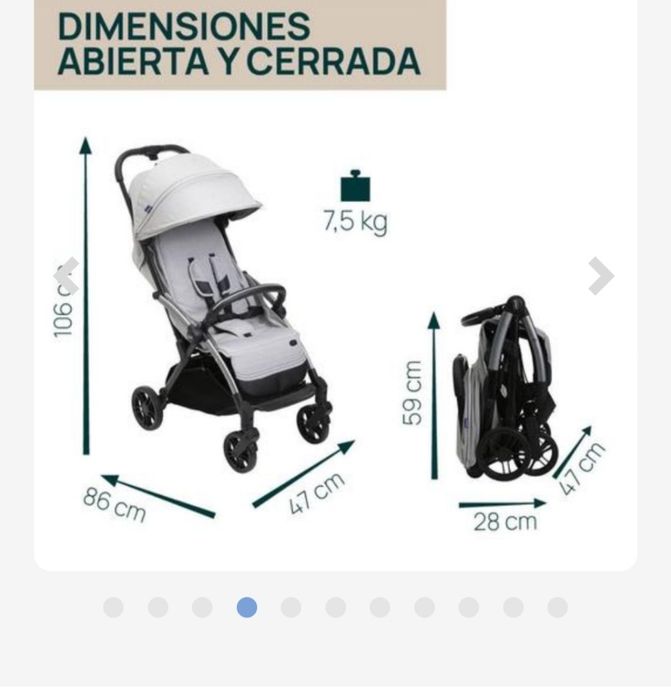 Carrinho de bebé muito estimado Chicco