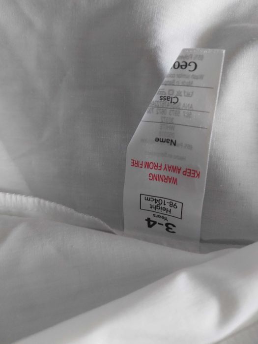 Рубашка джордж, 3-5 років