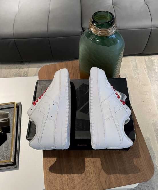 Nike Air Force 1 Low Supreme White R.42