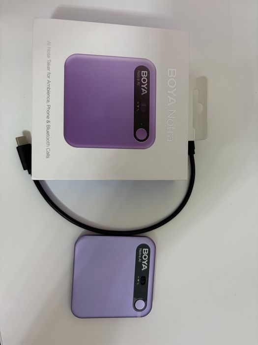 BOYA Notra — gravador de voz com IA, 64GB