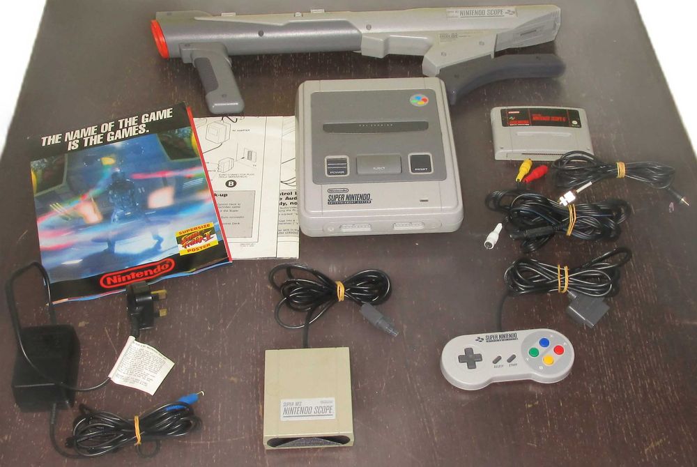 Nintendo SNES / Action Pack / Konsola + Bazooka / SCOPE / 1992