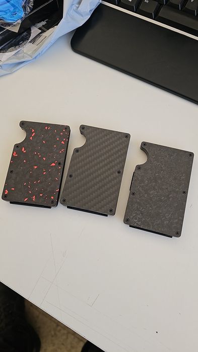 Porta cartões ( carbono e carbono forjado)