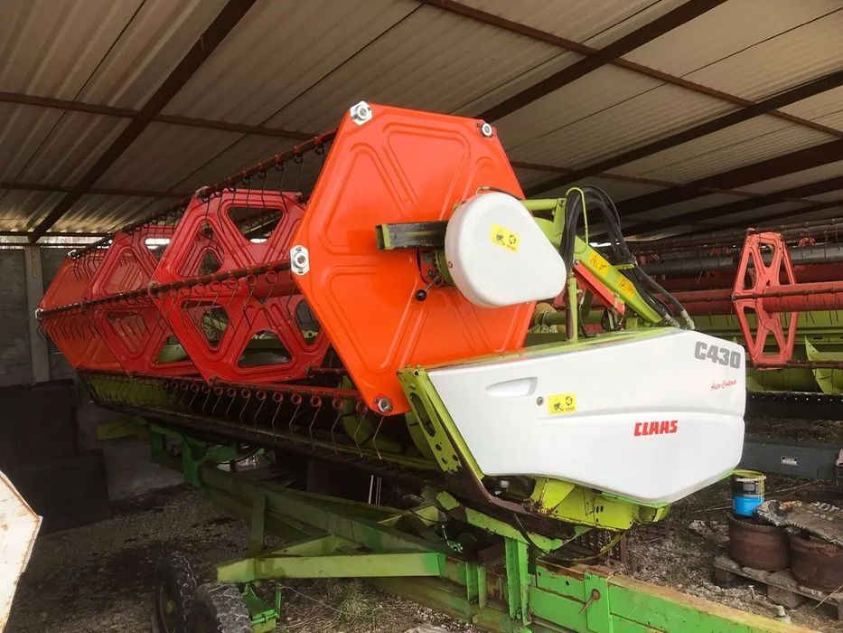 Claas Heder 4,30  heder Claas C430 Lexion Tucano