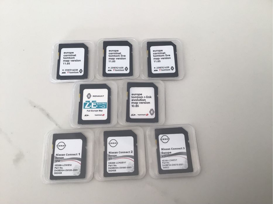 Cartão SD Renault Europa 2026 GPS 100% funciona