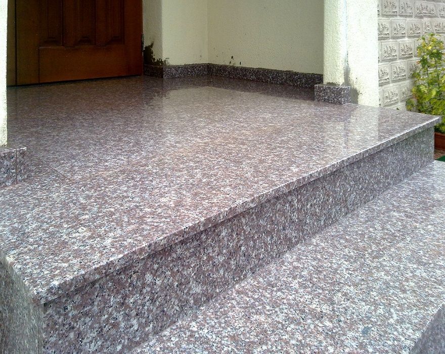 Płytki Granit G664 Królewski Brąz polerowany 60x60x2cm lub 1,5 cm brązowa płytka kamienna granitowa taras ścieżka chodnik