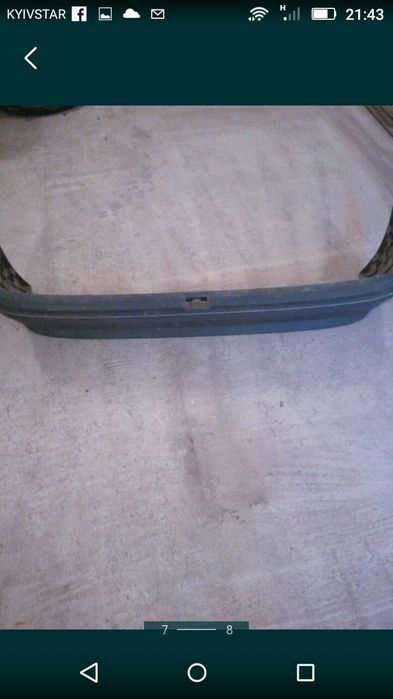 Задній бампер Опель КАДЕТ