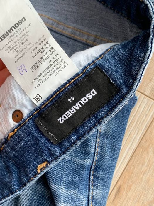 Dżinsy Dsquared2 vintage slim fit jeans