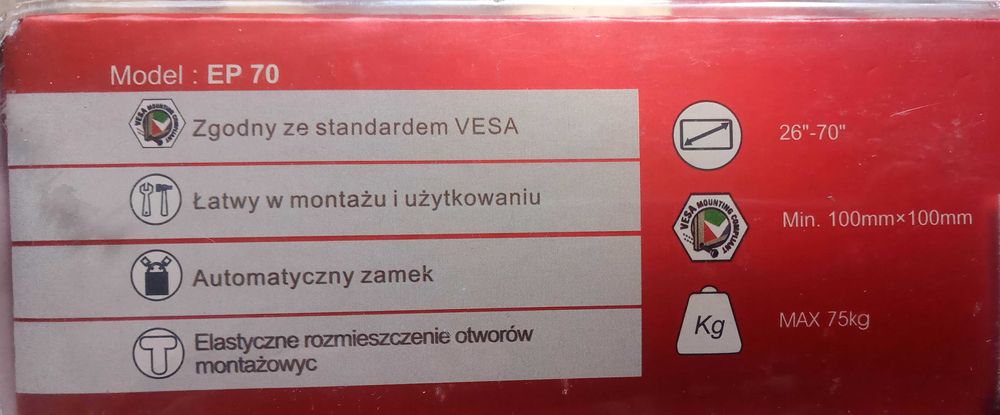 Uchwyt do telewizora TV Arkas EP 70