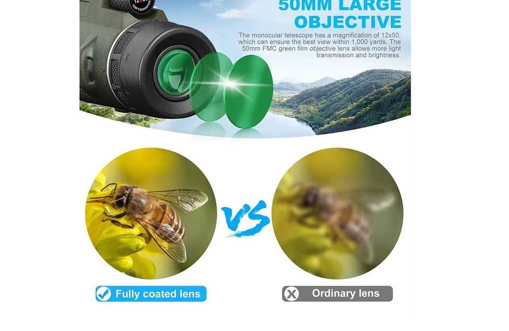 profesjonalny teleskop  lornetka noktowizor 40x60HD/nowy/zielony