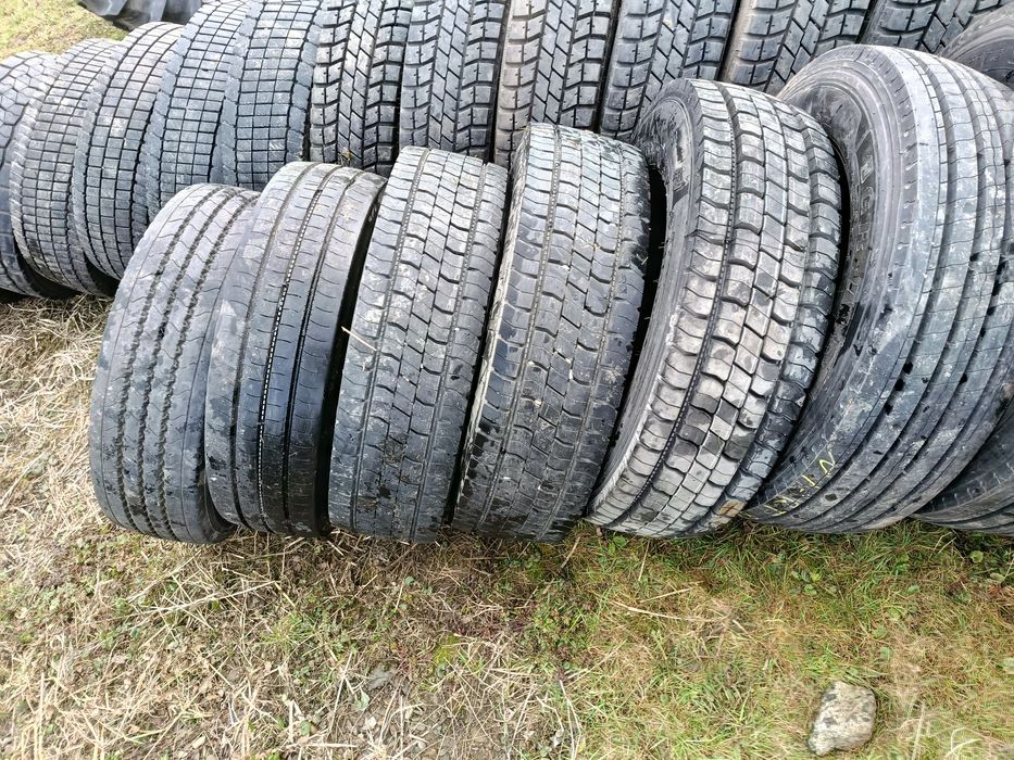 Opony 215/75R17.5 Napęd Przód Laweta Firestone Conti Bridgestone 90%