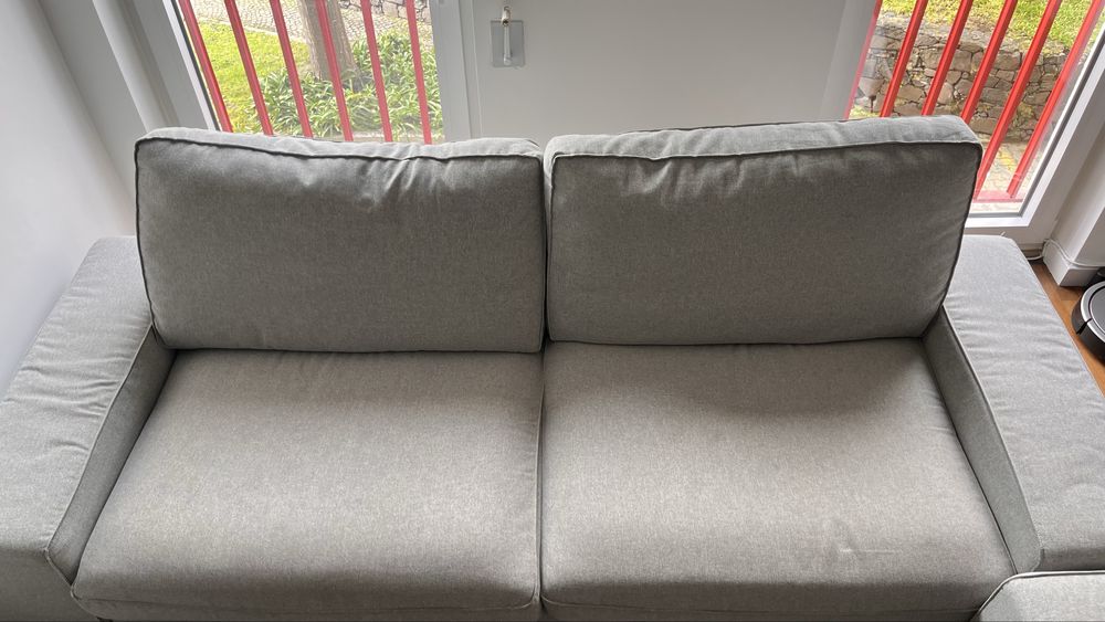Sofá Kivik IKEA 3 lugares Cinza