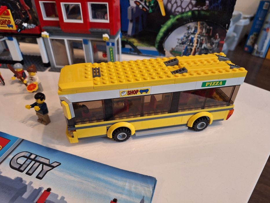 Lego 7641 Pizzeria Autobus Sklep Przystane Dom Zajezdniak