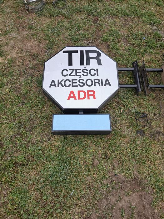 Reklama podświetlana świetlna