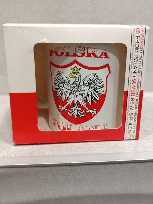 Kubek boss biały Godło