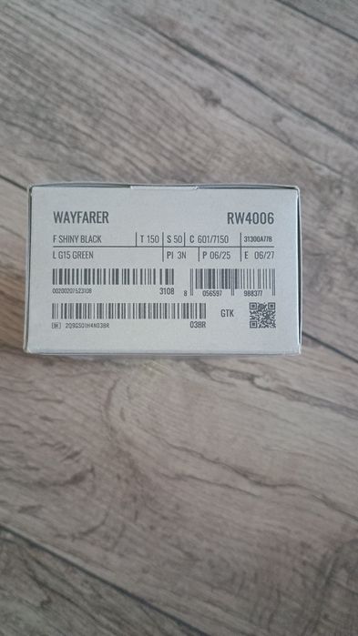 Ray-Ban Meta Wayfarer RW4006 (50) green