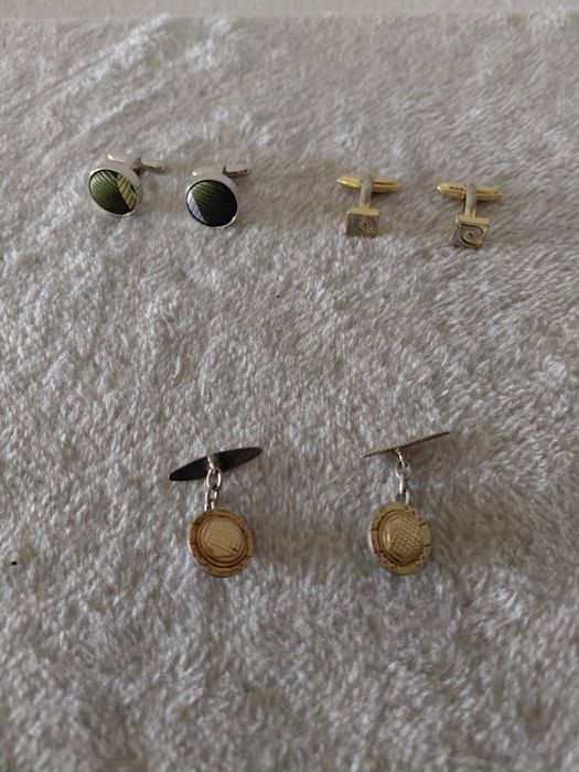 Conjunto de 6 botões de punho