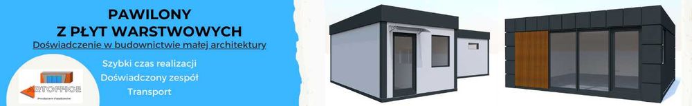Pawilon handlowy usługowy showroom 7,3x3m producent