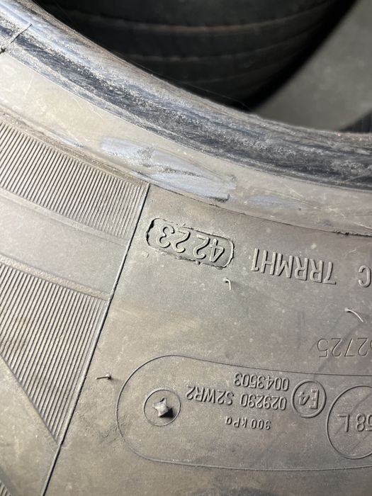 2x 385/65/22,5 Bridgestone Duravis R Steer 002 idealny stan 11,5mm