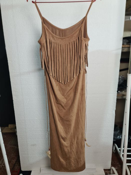 Brown Indie Women's Dress, Size M