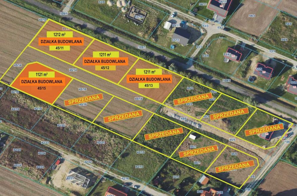 Działka budowlana z Warunkami Zabudowy Grobelno koło Malborka