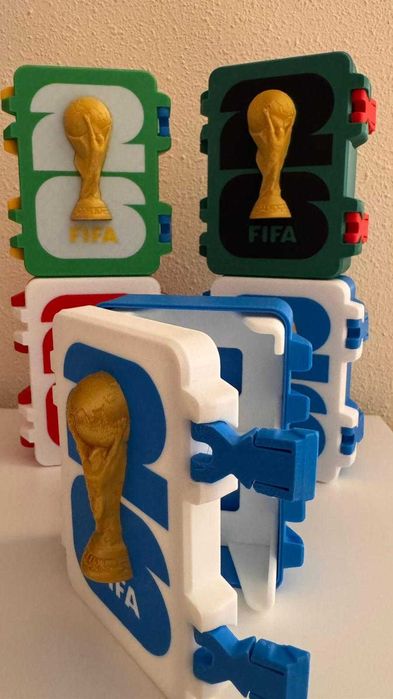 Caixa Premium para Cromos da Copa | Até 500 Figurinhas | Várias Cores