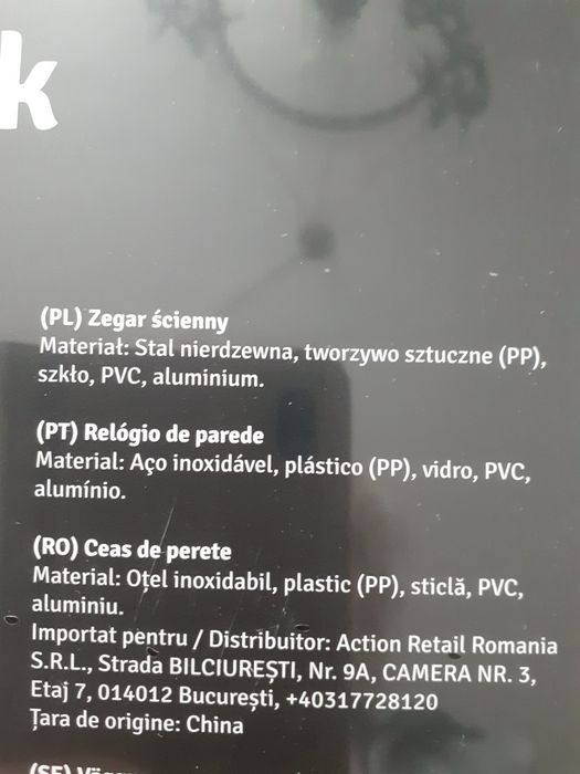 Zegar ścienny nowy