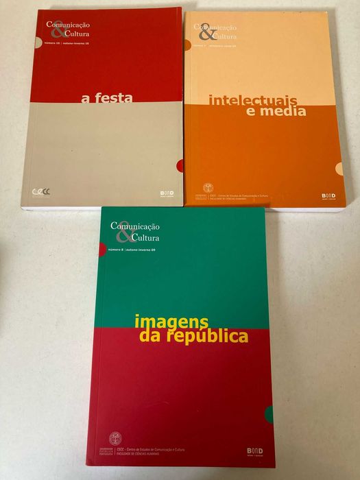 3 Livros 'Comunicação & Cultura'