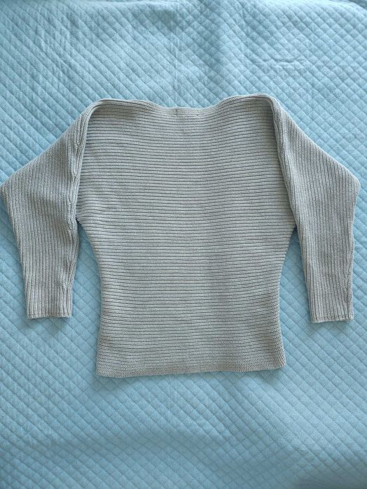 Szary sweter "nietoperz"; Lauren Ralph Lauren; XXS