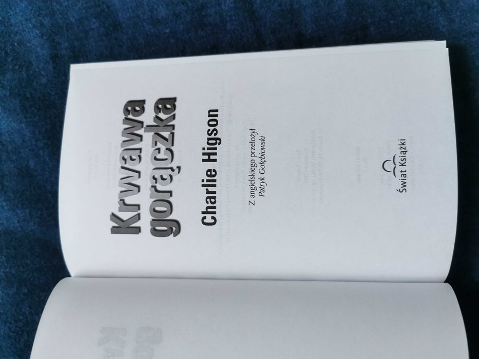 Książka "Krwawa gorączka" Charlie Higson, nowa