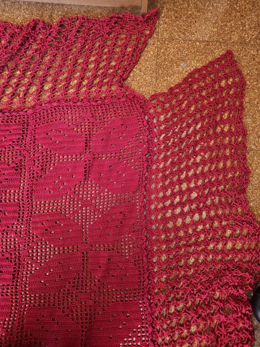 Colcha cama de solteiro em croché