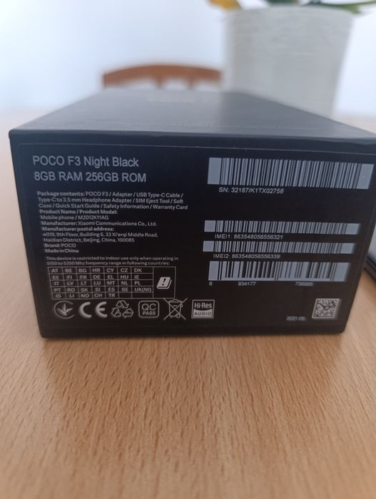 Poco F3 8g / 256g