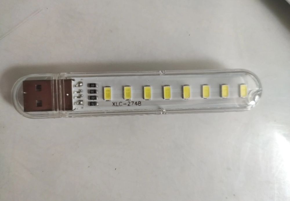 Лампа світлодіодна для повербанка 24 LED USB Холодне світло