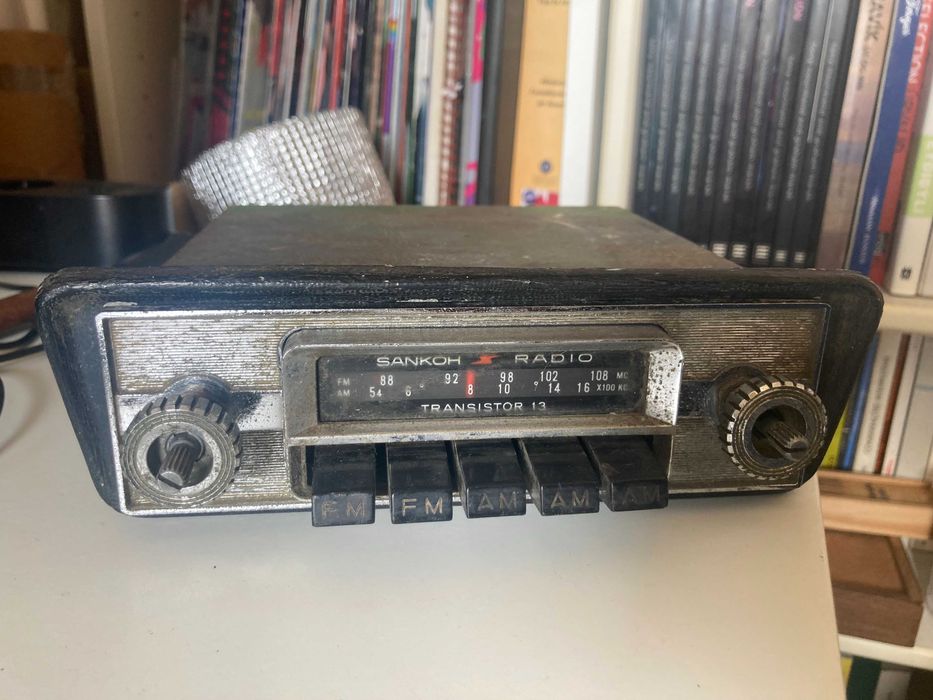 Auto rádio 6V antigo para VW Carocha