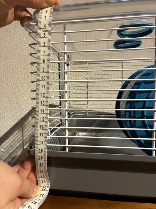 Gaiola usada para hamster ou gerbo