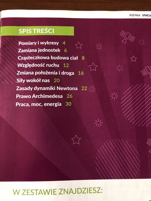 Fizyka dla klasy 7, pomoc edukacyjna