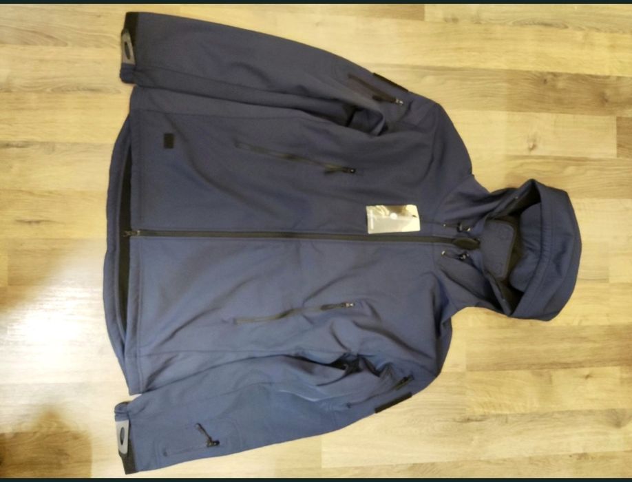 Тактична куртка softshell dark navy blue темносиня