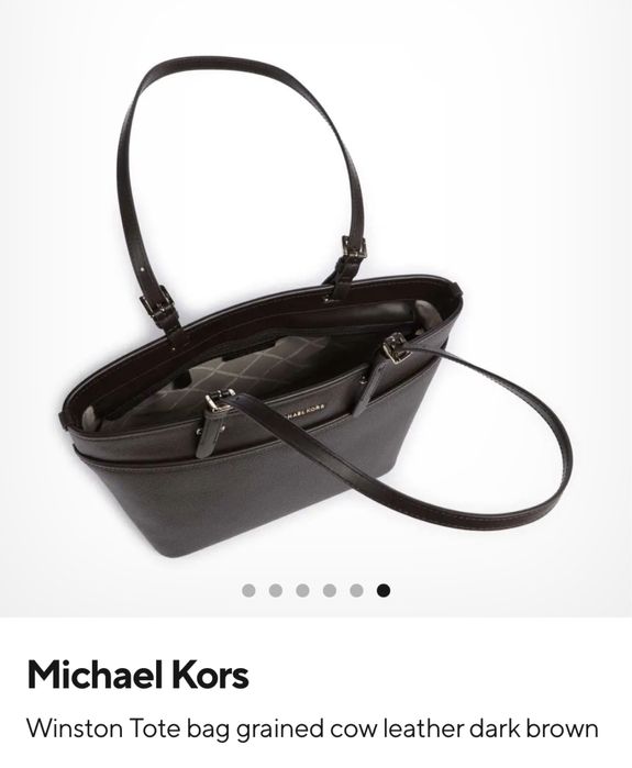 Шкіряна сумка Michael Kors Winston оригінал