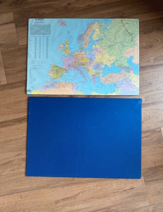 Mata na biurko mapa świata 2 szt 7 zl