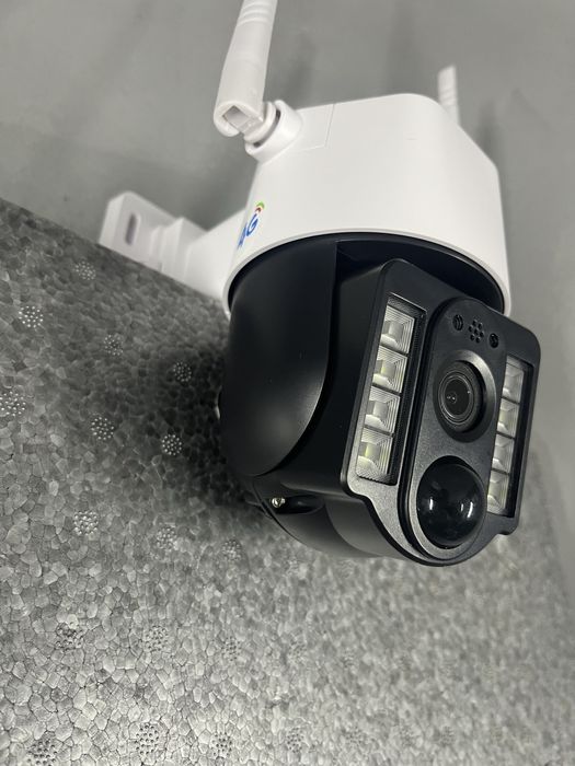 Якісна камера відеонагляду 4g сім сонячна панель автономна GE427