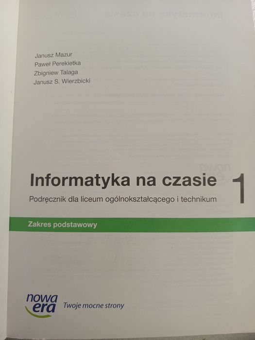 Informatyka na czasie 1