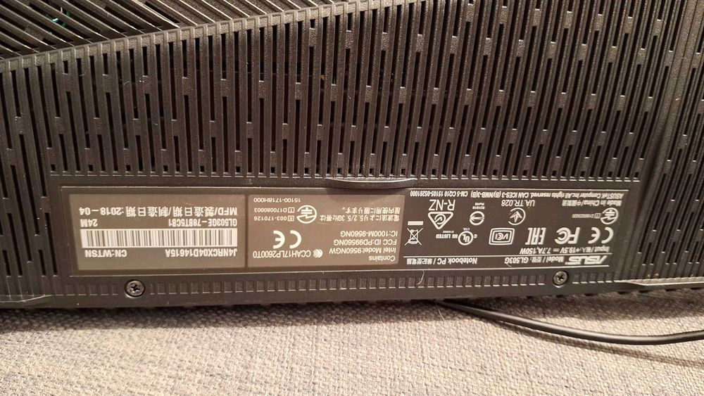 Portátil Gaming ASUS ROG GL503GE