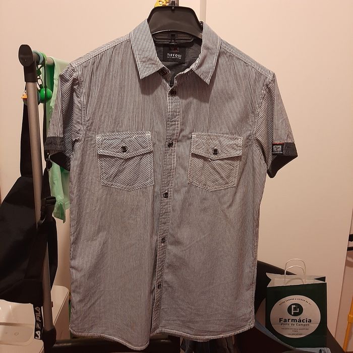 Camisa 11-12anos Tiffosi manga curta