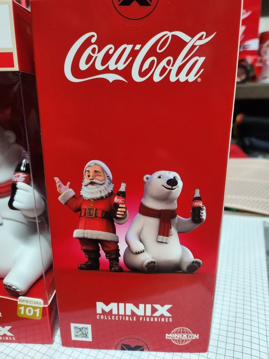 Urso polar e pai natal coca cola coleção da MINIX