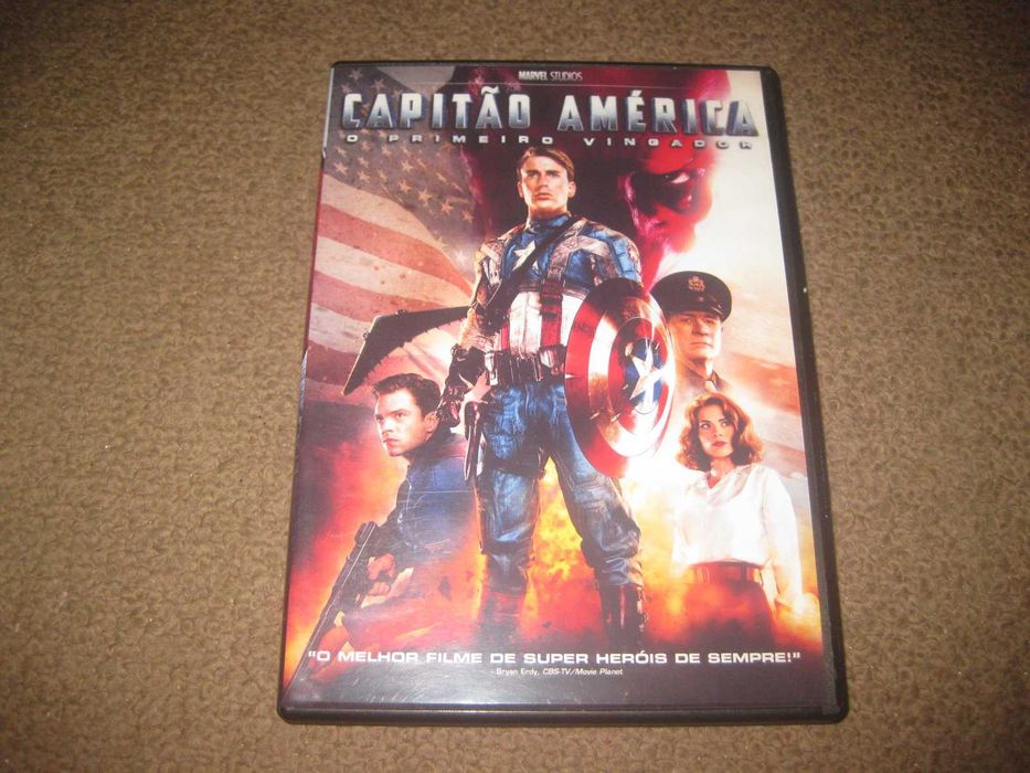 DVD "Capitão América: O Primeiro Vingador" com Chris Evans