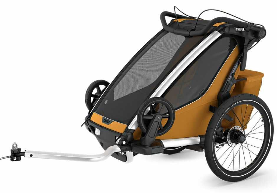 NOWA Przyczepka rowerowa THULE Chariot Sport 2 single GOLD (1-osobowa)